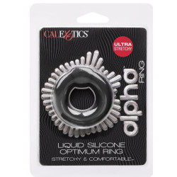 alpha ring by Calextotics Cockring Silicone Optimum Alpha 32mm Noir